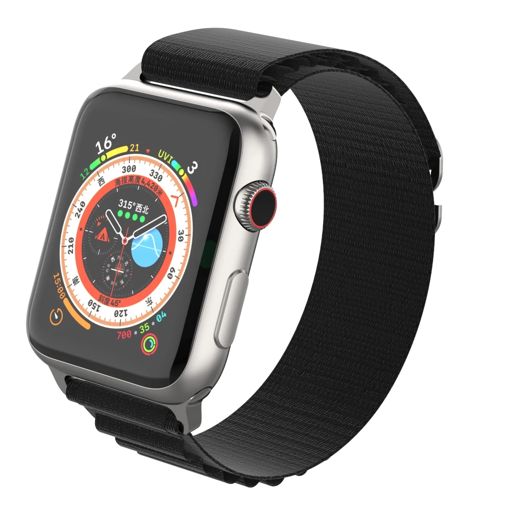Easy Installation Nylon Smart Watch Band Loop Band Custom Watch Strap For Apple Watch Ultra Band
