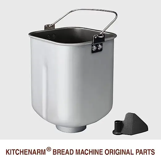 KITCHENARM Non-Stick Bread Pan With Kneading Paddle For Kitchen Arm Vertical Bread Maker KA8520 Coated