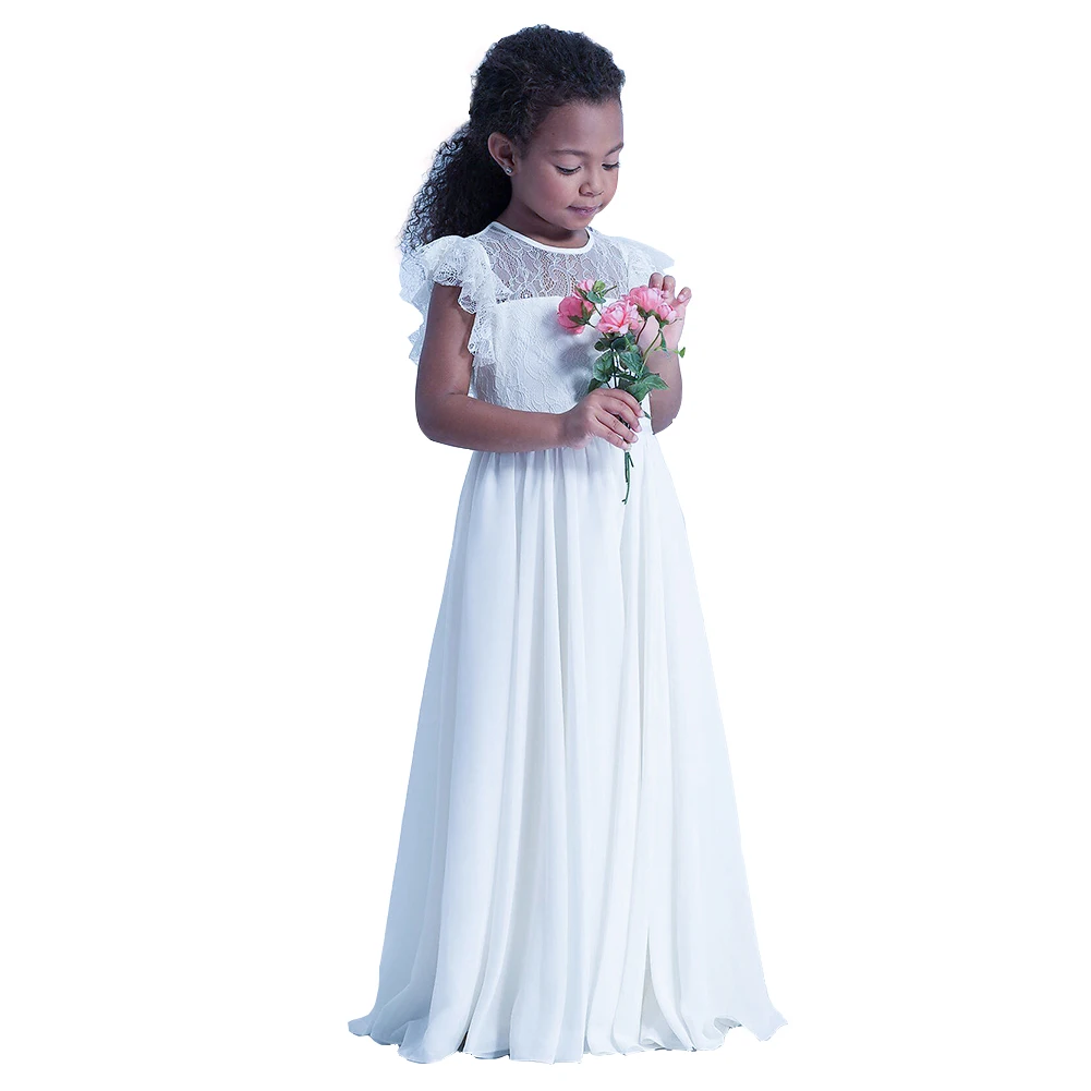 Платье с цветочным принтом для девочек