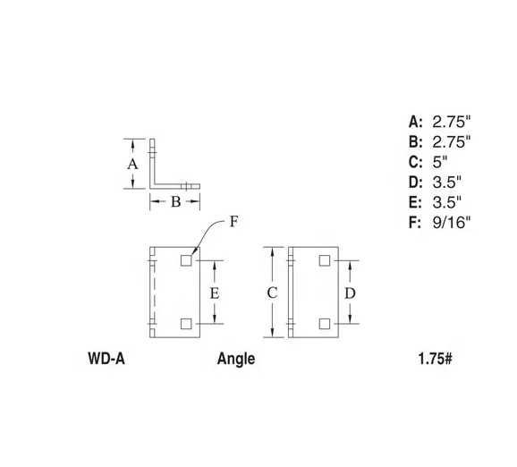 High Quality Customized  Floating Boat Dock Angel Hardware Metal Bracket Accessories From China Manufacture