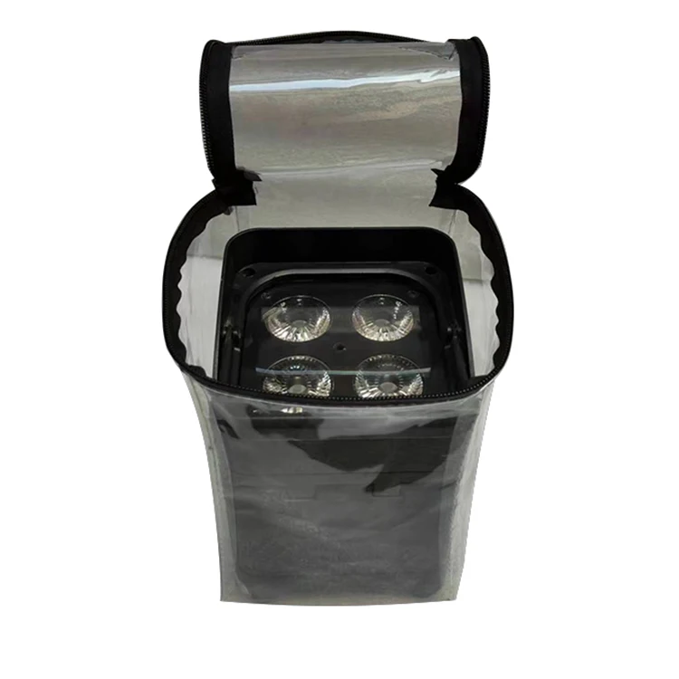 High Quality PVC Coat Boot Outdoor Waterproof Zip Rain Cover For Battery Led Par Light