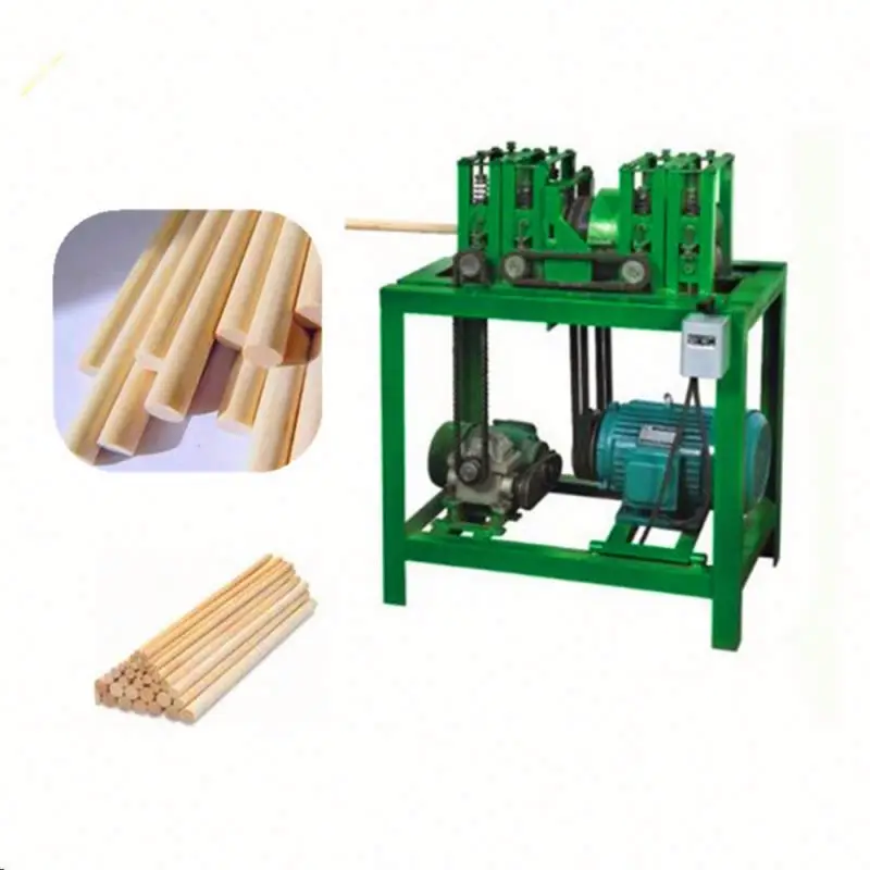 Small volume wooden stick rounding mill round wood stick making machine