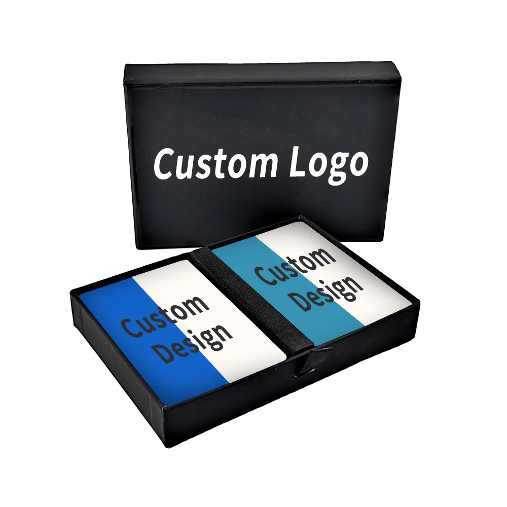 Customized Double Box Set Jumbo Waterproof Plastic PET Playing Cards