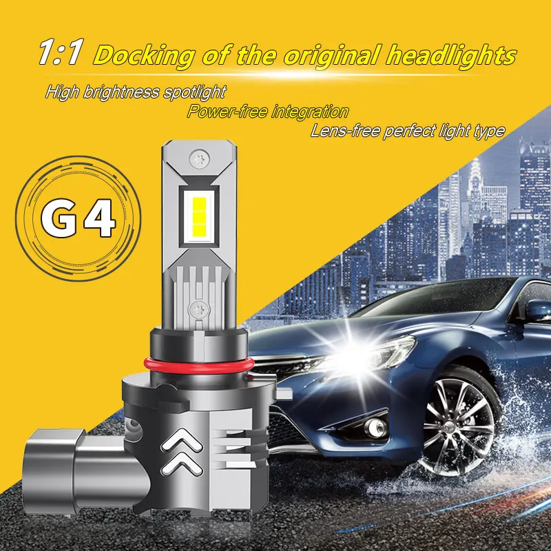 Auto Lighting System Advanced Auto Parts H27 HB3 HB4 Automotive Led Lights Depo Auto Lamp Csp Headlight Led CSP 3570 6000K G4