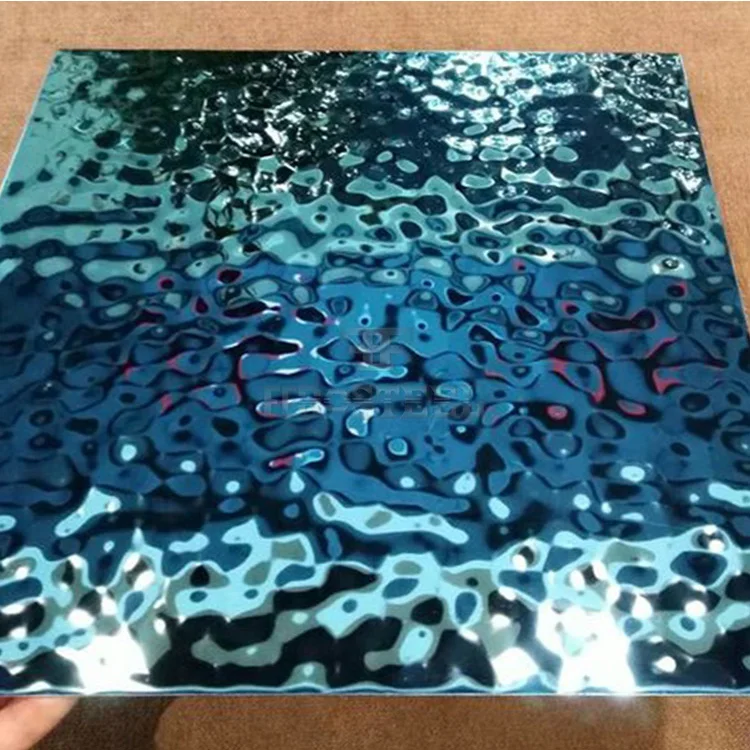 Water Ripple Stainless Steel Decorative Sheet Ceiling Panel