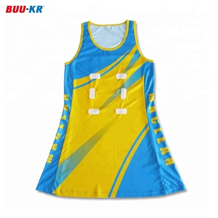 Buker Super March Promotion  Custom Wholesale OEM Netball Uniforms Netball Dress