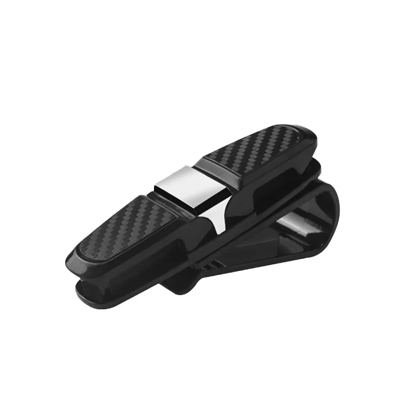 TY Carbon fiber car glasses clip Creative multi-functional car glasses clip/ticket clip Auto accessories