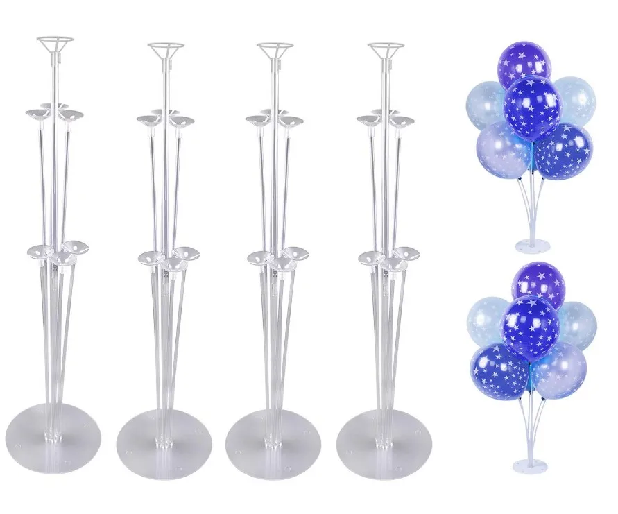 Height Table Balloon Stand Kit for Birthday Party  Balloon Table Stand Decorations With Table Stand Base