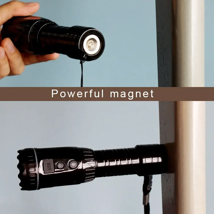 USB Rechargeable Bicycle Front Light Long-Ran HD Torch Camera Flashlight for Camping Fishing Riding