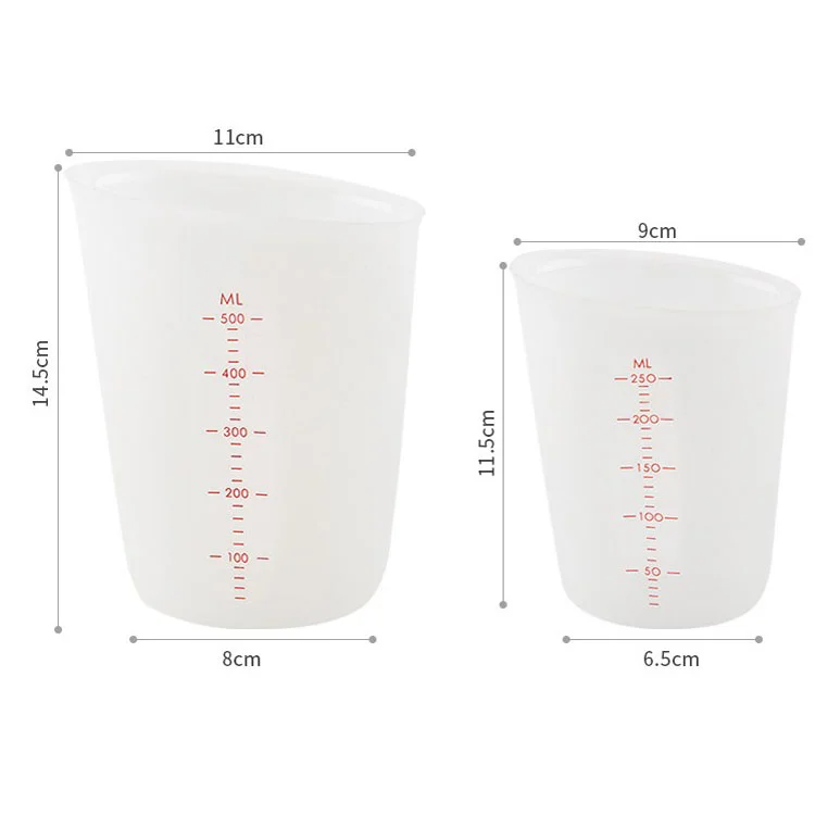 Made in China wholesale price food grade silicone measuring cups and spoons factory