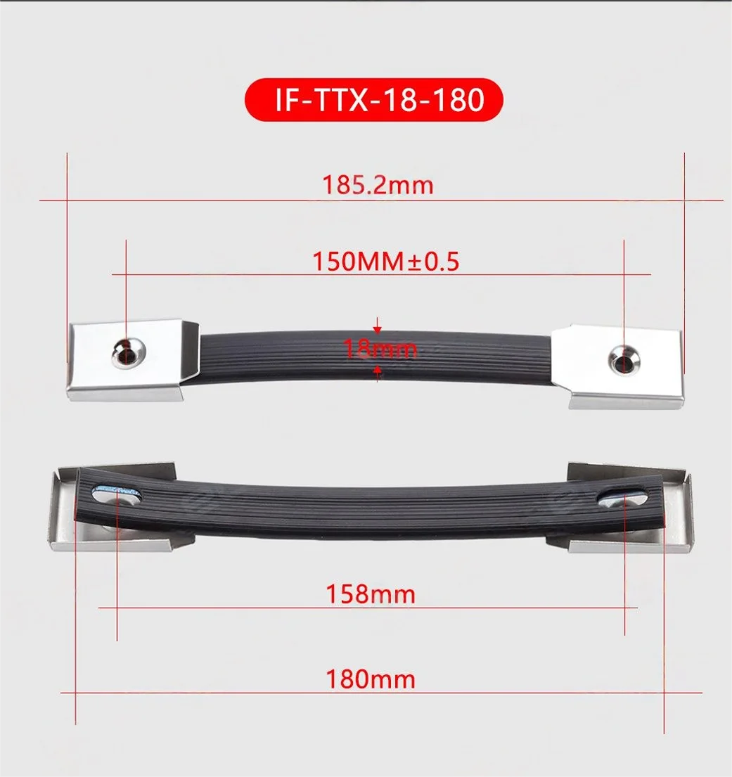 Portable PVC Telescopic Handle with Steel Base Straight Plastic Handle for Boxes