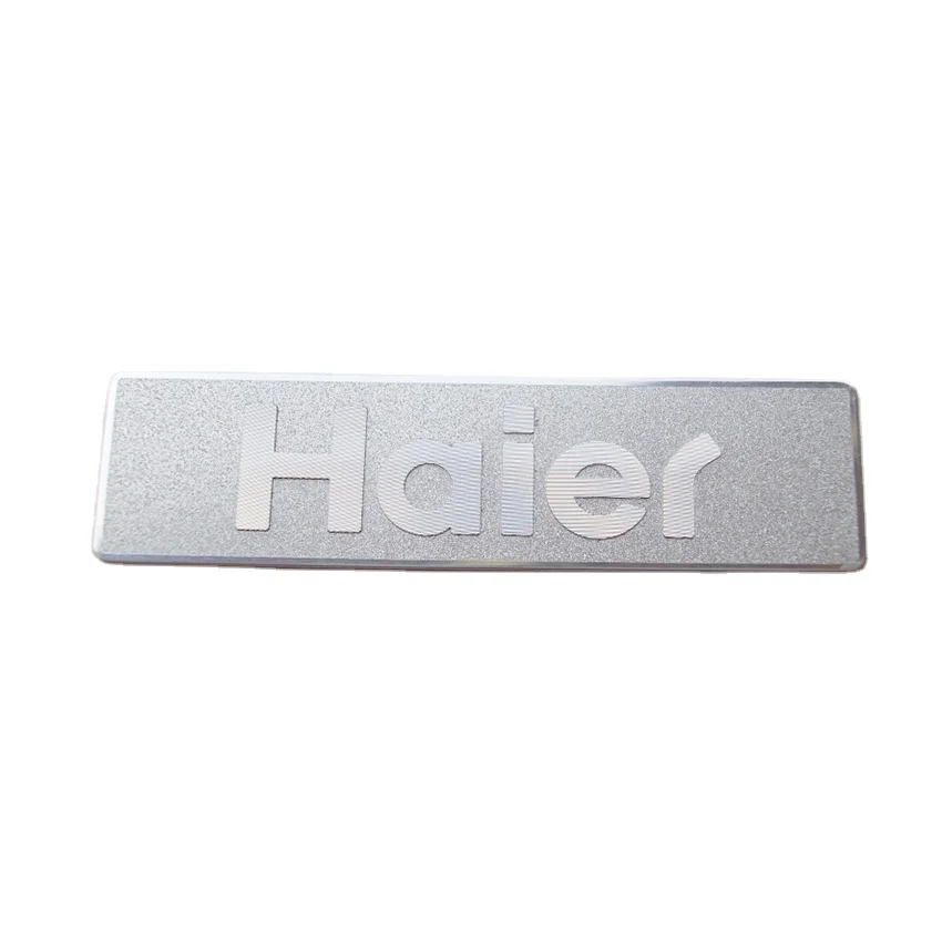 Factory Custom New Design Aluminum Nameplate Anodized Sign Plaque Signage Brass Stainless Steel Asset Tag Label Metal Logo