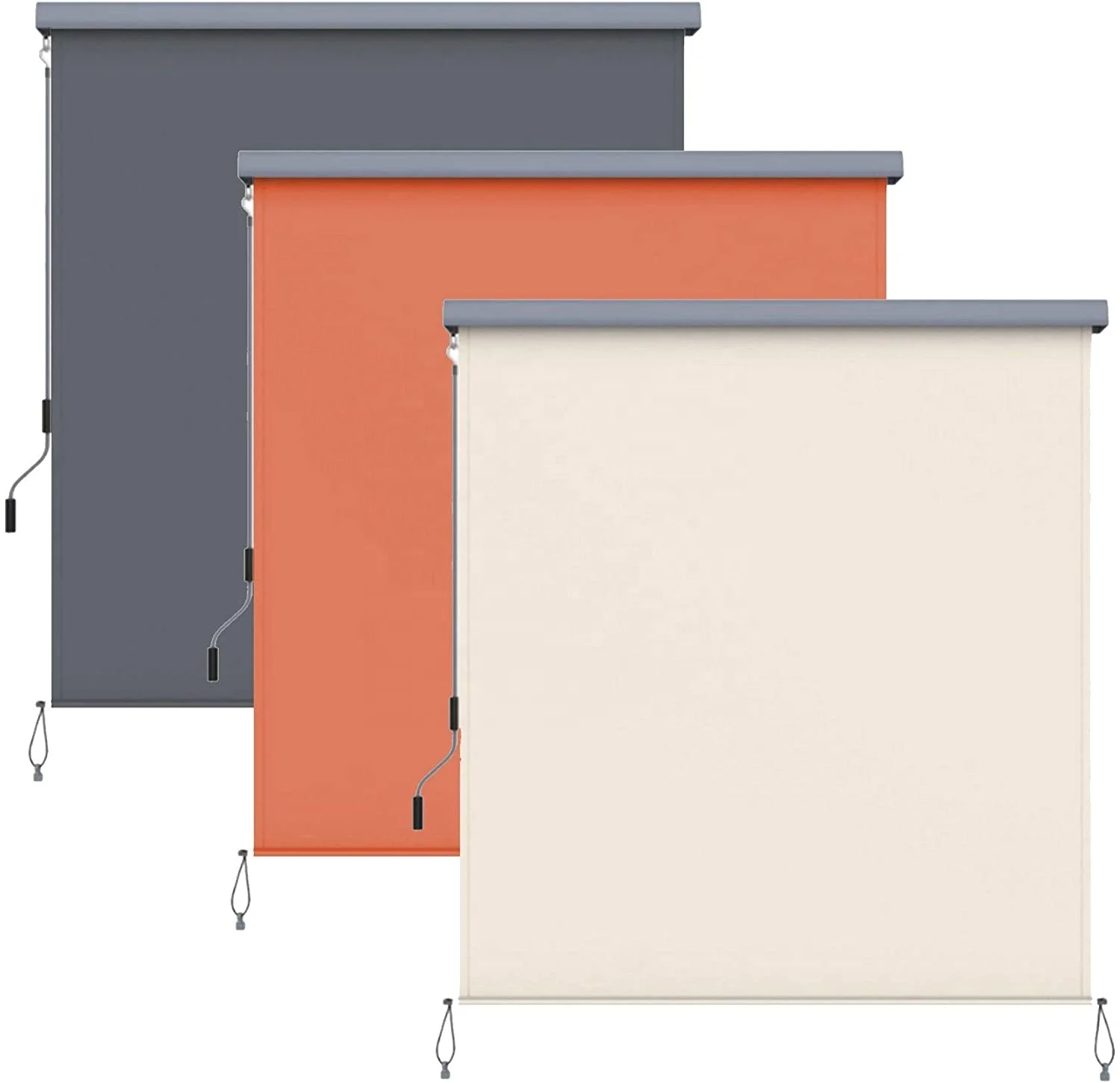 Наружные и крытые навесные роликовые наборы/китайский производитель 10-летний опыт работы на открытом воздухе оконные жалюзи из полиэтилена HDPE вертикальный навес