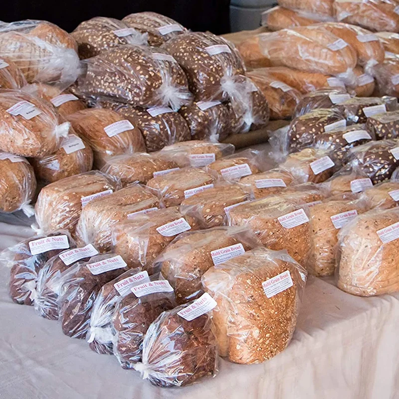 Custom Transparent OPP BOPP Cello Gusset Bags Square Bottom Heat Seal Plastic Packaging for Candy and Bakery Items