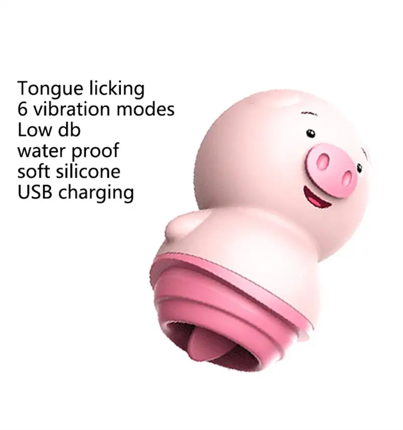 MOGlovers Piggy Vibrator Female Pleasure Toys G-Spot Clitoral toys for couples tongue vibrator