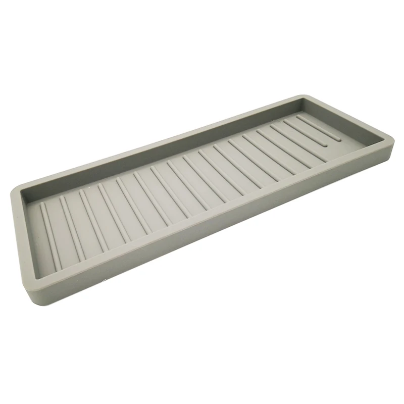 Dish Washer Safe Silicone Sponge Holder Scrubber Spoon Holder Kitchen Soap Tray