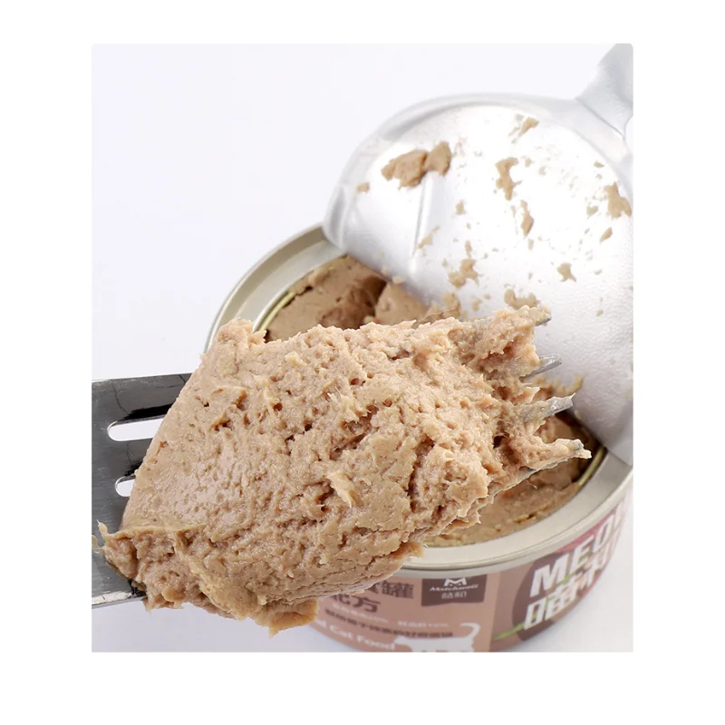 Private Label Cat Food Wet Canned Wholesale Canned Cat Food Multiple Flavors Cat Can Food