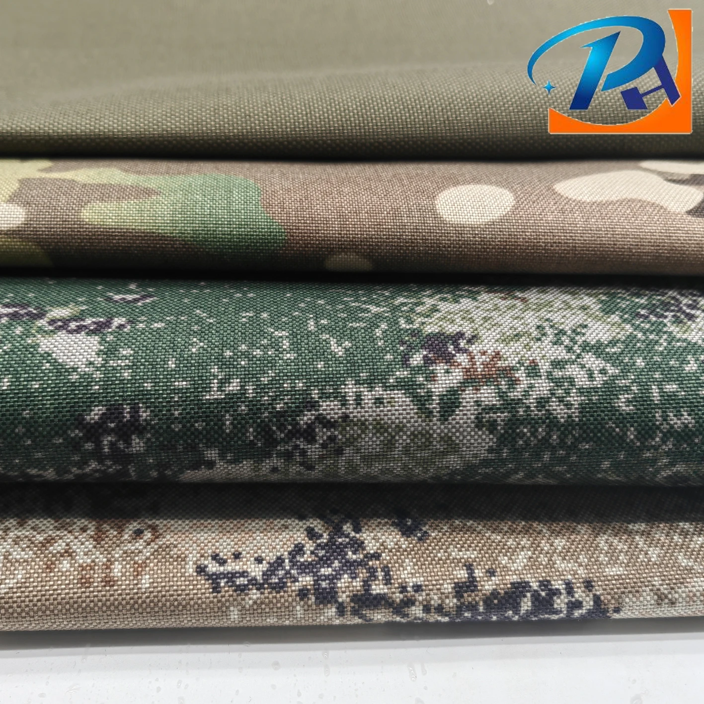 Wholesale Camouflage uniform Fabric Oxford bag Fabric With Waterproof Coating Nylon Printing Fabric