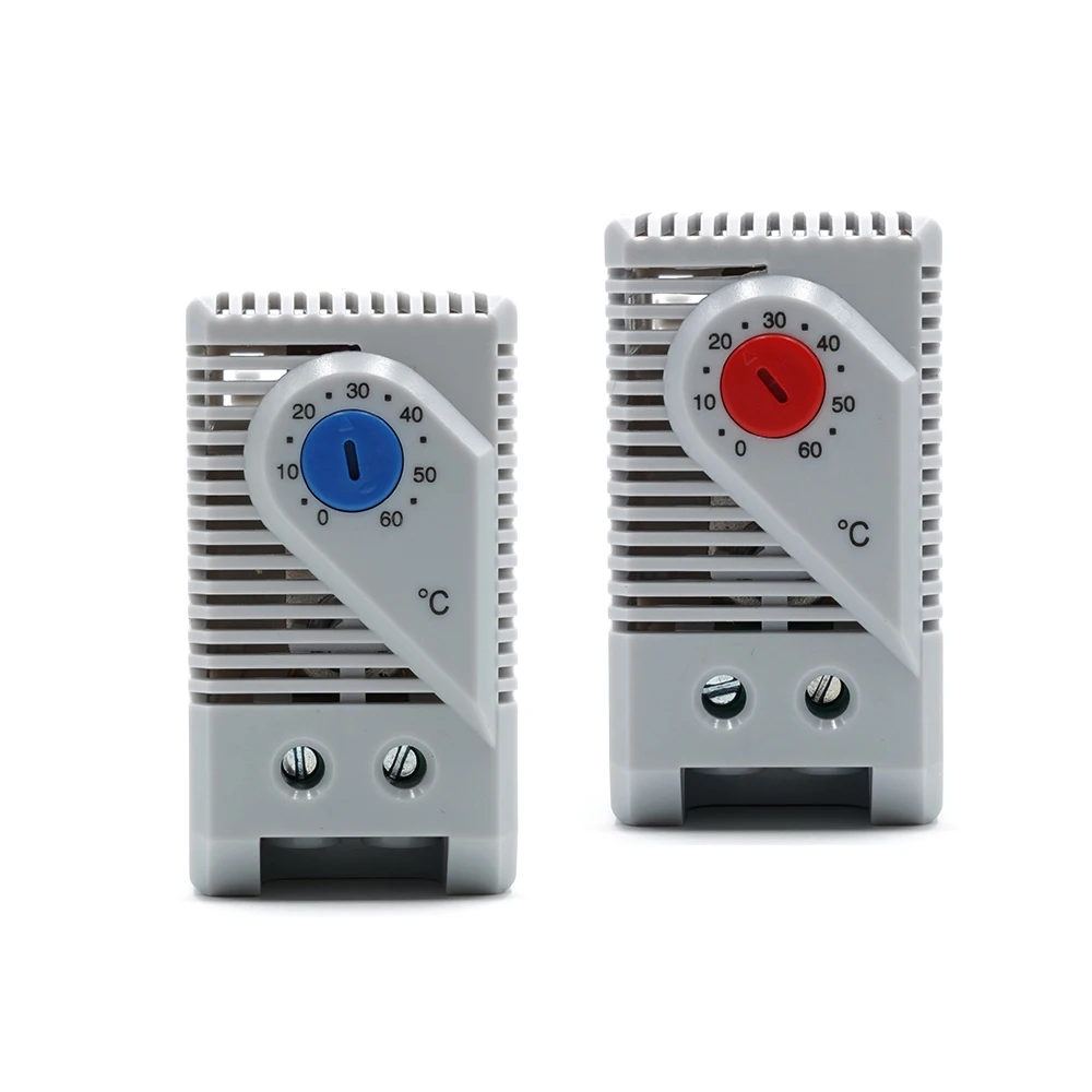 KTO011 KTS011 NO and NC Temperature Controller Bimetallic DIN Rail Mini Compact Thermostat Mechanical Temperature Controller