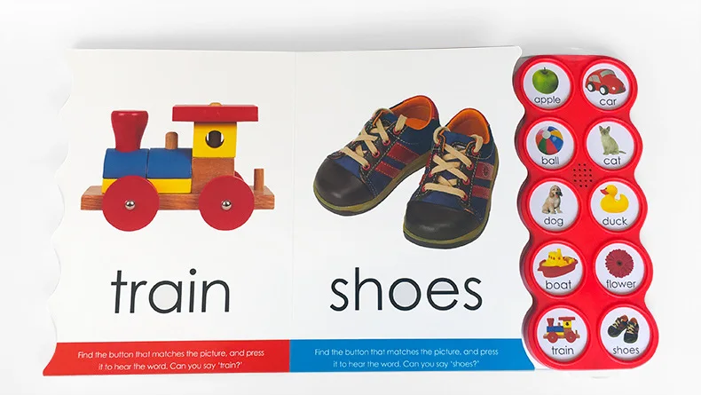 baby sound books/sound chip book/abc sound book