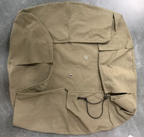 Customized Logo SUV Offroad Spare Canvas Tire Cover Olive Green Waterproof with 300gsm Weight