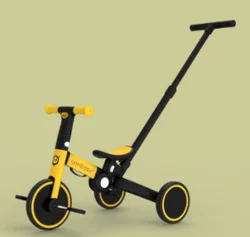 Детский балансировочный велосипед, скутер для детей 1-3-5 лет, складной детский велосипед «Три в одном»