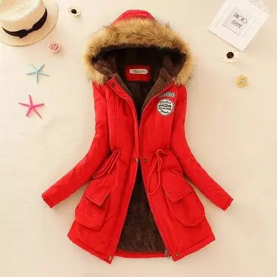 New Female Puff Jacket Thickening Cotton Jacket Womens Outwear Parkas For Women Winter Coat