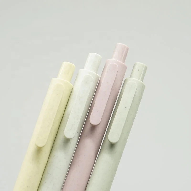 Eco-Friendly Retractable Refillable Gel Ink Pens 0.5mm Fine Point Office School Supplies Stationery