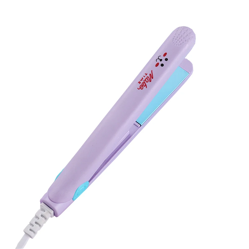 Hot Selling Custom Professional Flat Hair Straightener Curler Portable Traveling Electric Mini Flat Iron Hair Straightener