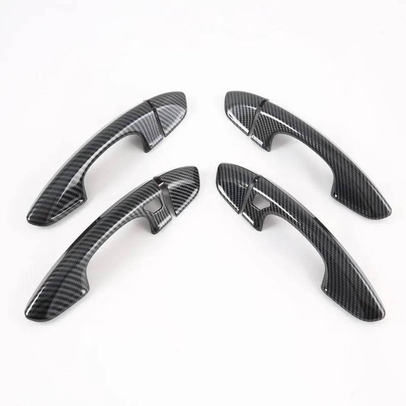 Exterior ABS Accessories Decorative Door Handle Cover Body Kits For Ford EDGE Mustang