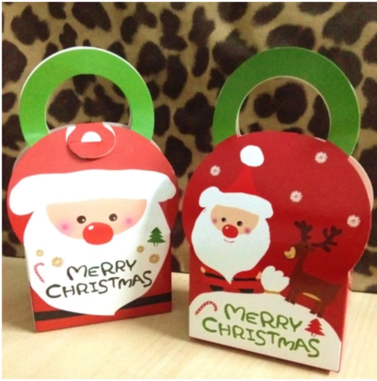 Christmas Hat Gift Cake Box Plastic Box For Mousse Cake And Sweets Baking Pastry Ball Box With Handle