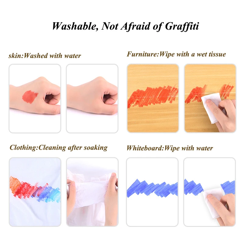 
Latest arrival Tip Brush Washable Art Supply 12PCS Colors Drawing Painting Watercolor Art Kids Gift Marker Pens 