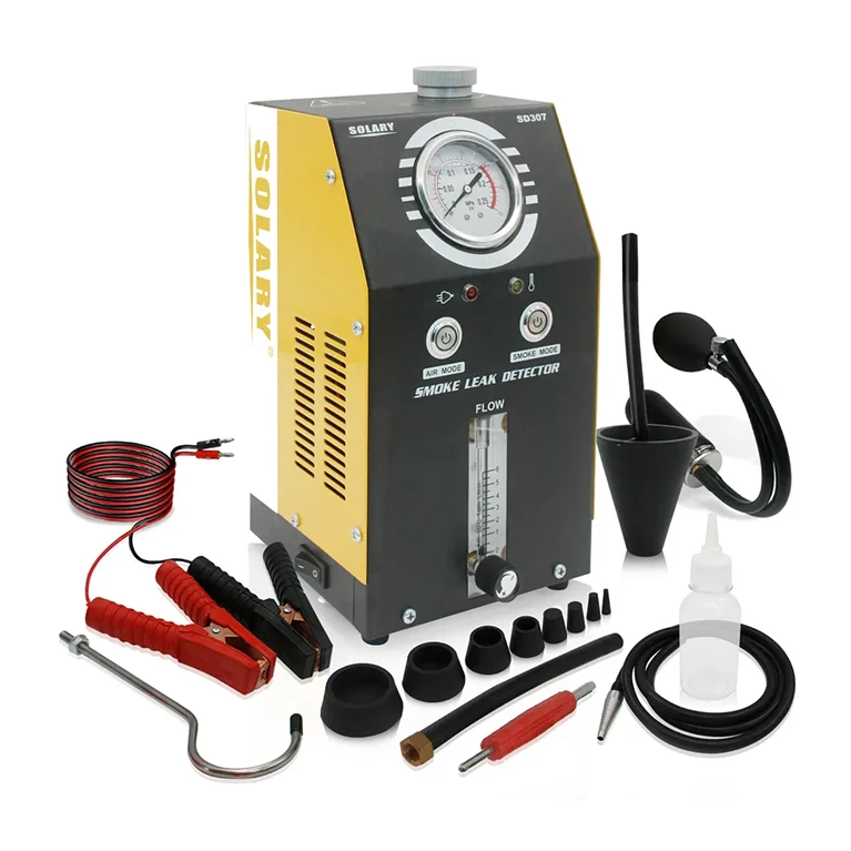 Solary SD307 Automotive Smoke Leak Detector Diagnostic Auto Tools Evap And Vacuum Car Smoke Machine smoke leak detector