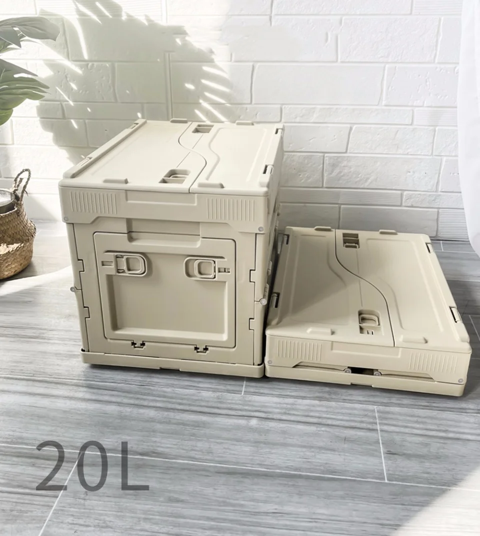 Agricultural Crates Collapsible Stackable Solid Box for Fruit Vegetable Harvesting Perforated PP Material Foldable Plastic