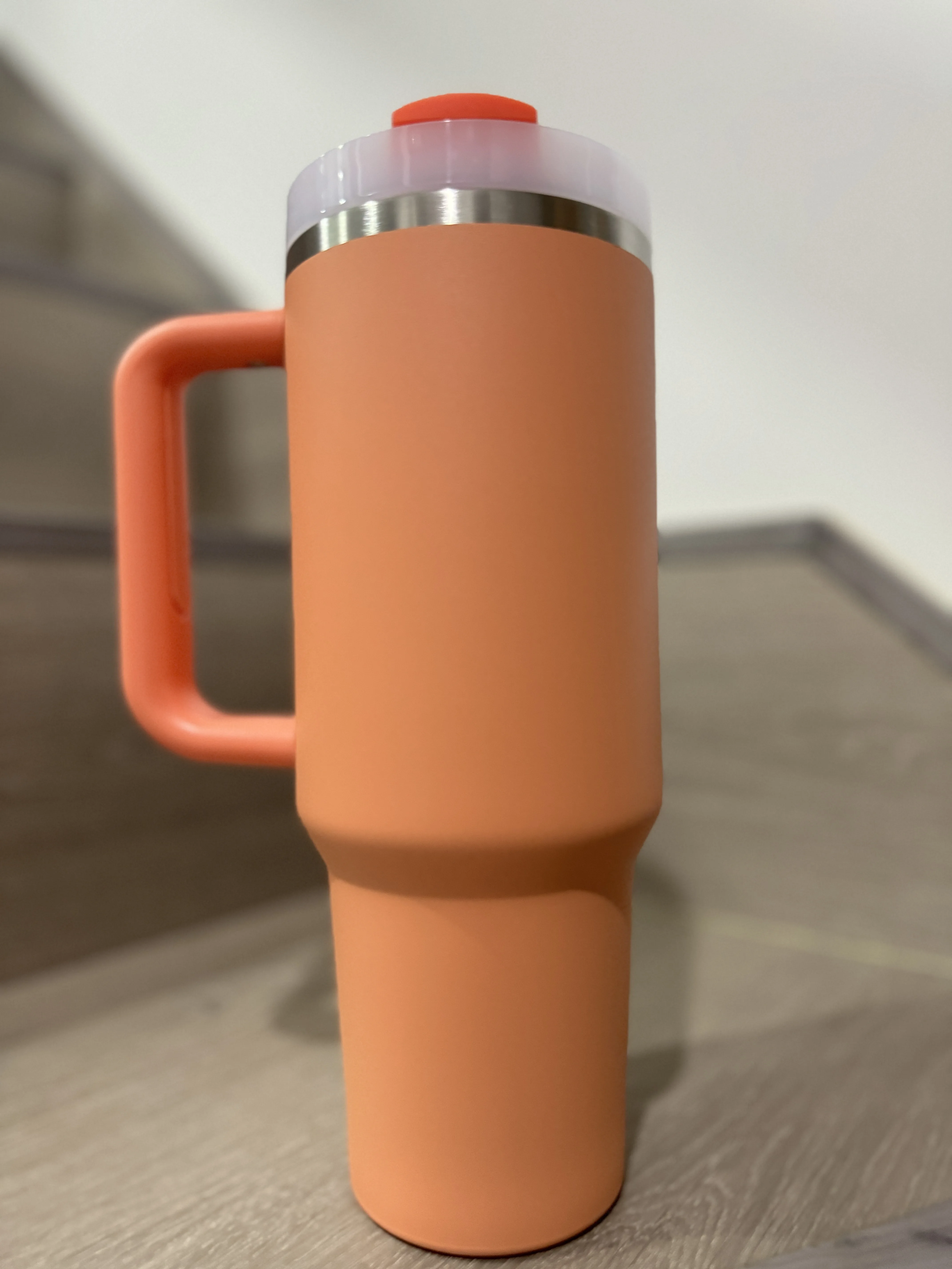 40oz car  second generation stainless steel handle water cup Car cold cup Large capacity straw ice bully