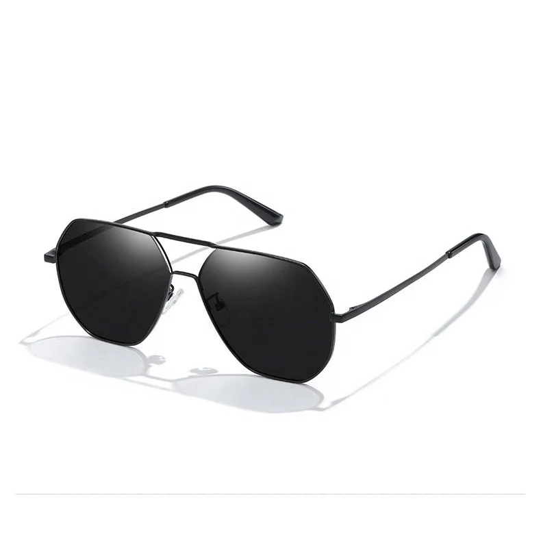 Boxun Newest Luxury Sport Pilot Style Large Frame Polarized Photochromic Lens Sunglasses Women And Men