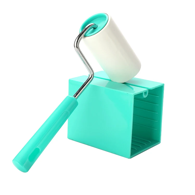 High quality portable roller dust collector lint sticky roller pet hair cleaning household dust collector