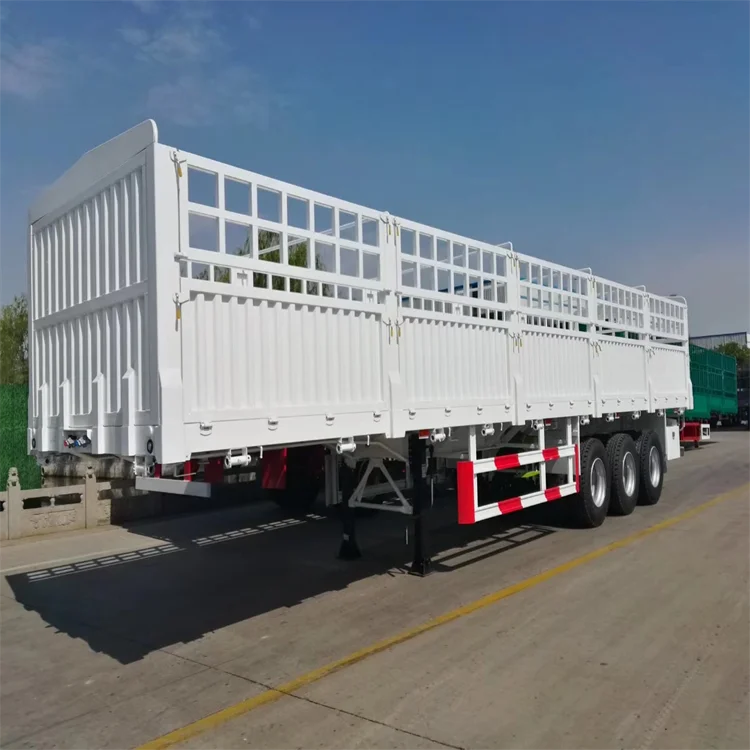 China factory direct sales of new fence 3 axis trailer semi trailer fence freight transport semi trailer at a low price