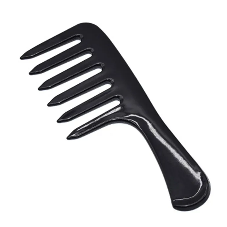Hot sale durable heat-resistant  plastic wide tooth comb