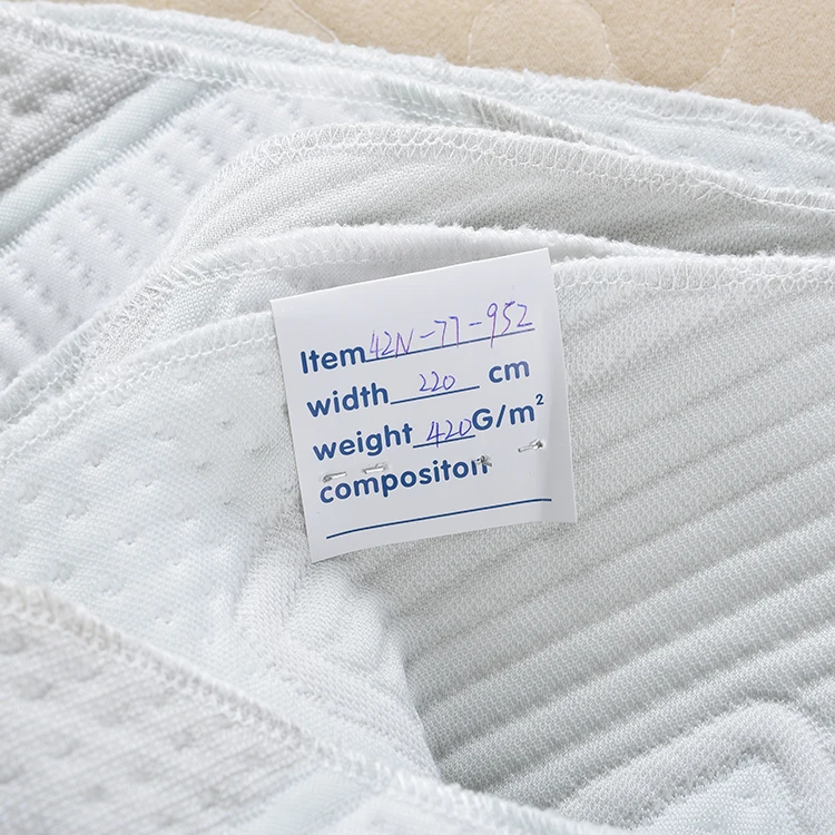 Comfortable Organic Cotton Knitted Plush Fabric,Mattress Fabric,Knit Fabrics