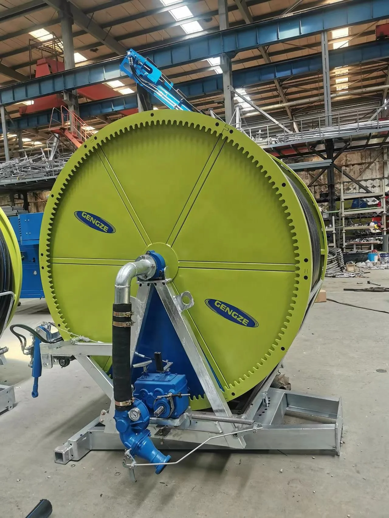 Hot sale Water Sprinkler Hose Reel irrigation machine with spray gun