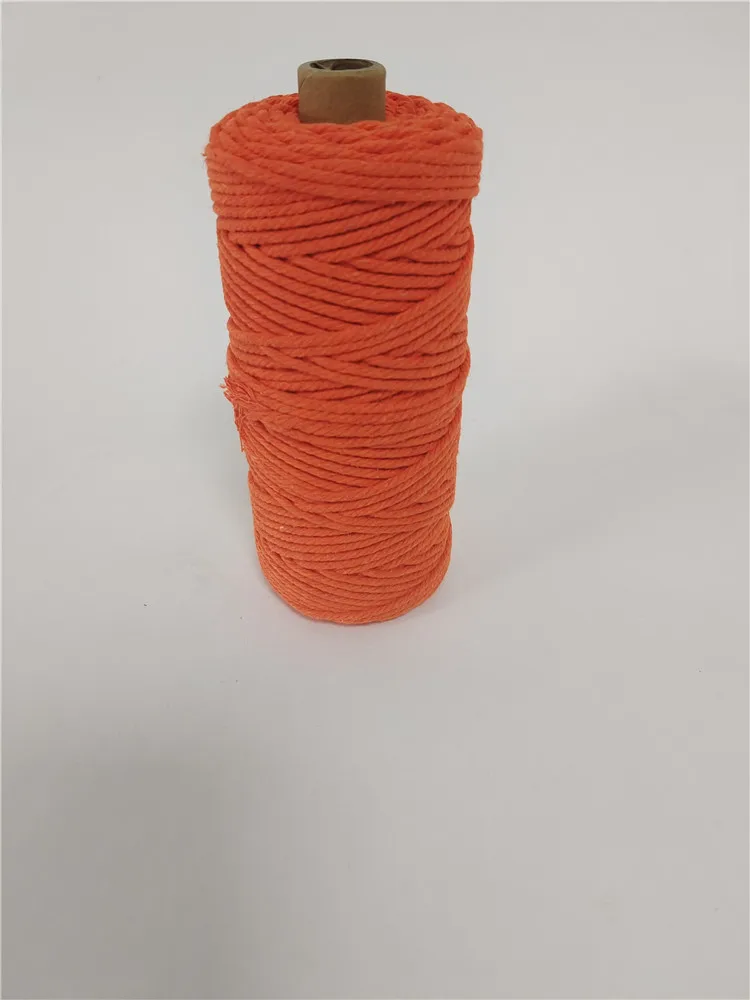 recycle cotton rope 4mm cotton rope baby changing basket diaper changing