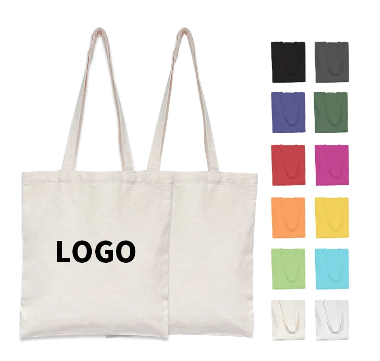 Custom large Beach gift shopping handle blank sublimation tote custom printed logo ropehandle organic cotton canvas bag