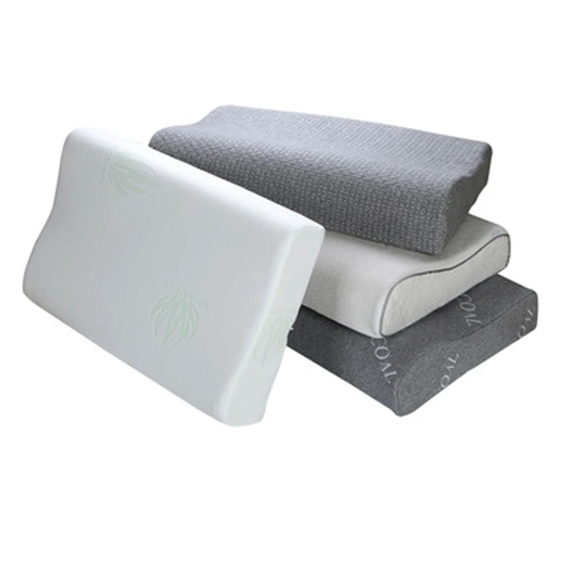 
Bed hotel Knitted Jacquard fabric slow rebound memory foam bamboo pillow 