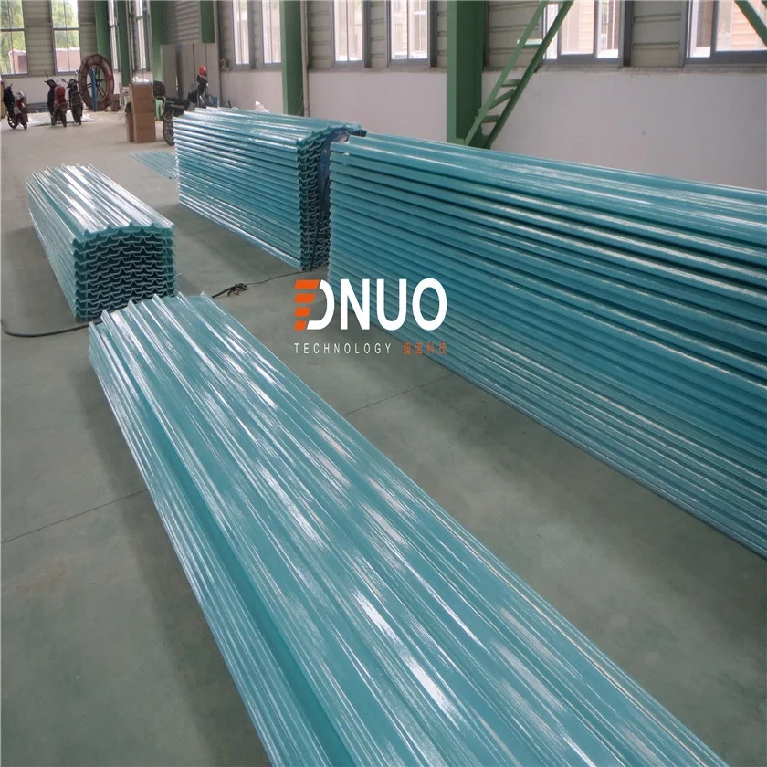 Multi function Easy to operate FRP Fiberglass Reinforced Polyester Corrugated Roofing profile panels production machine