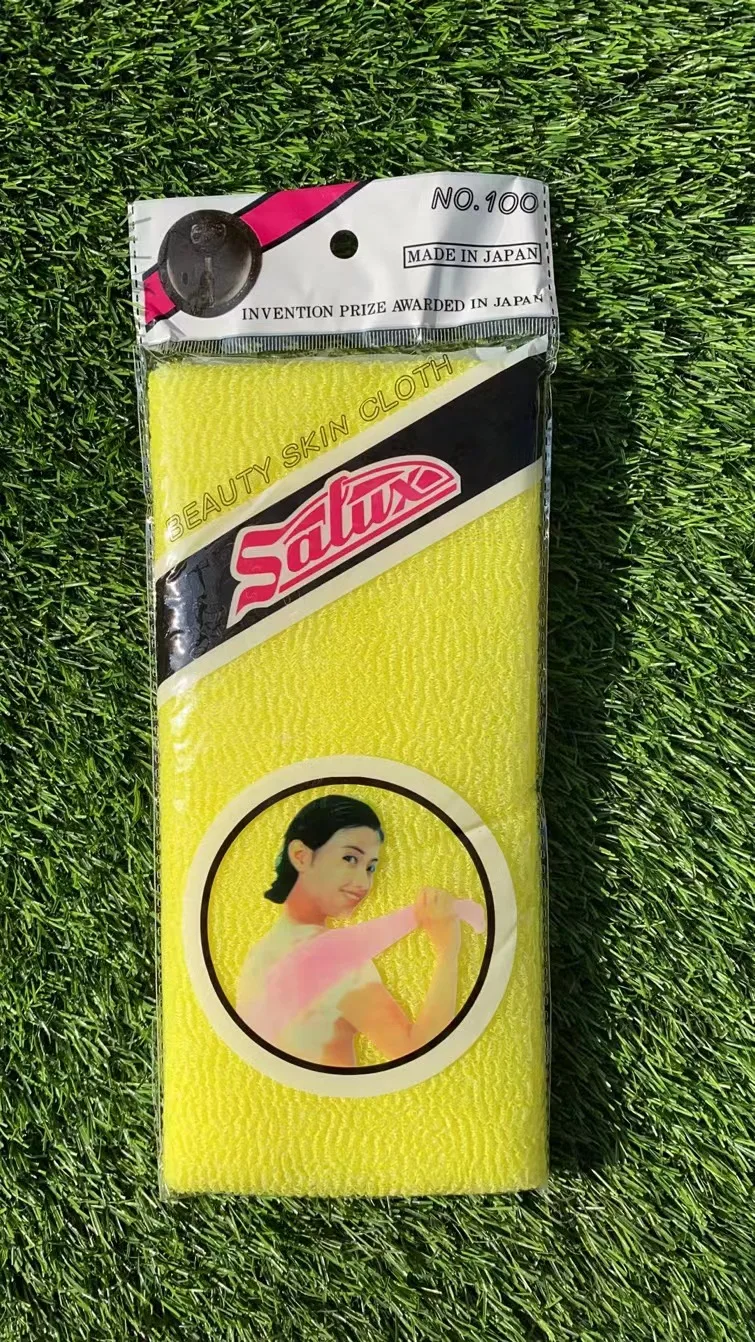 Высококачественное нейлоновое полотенце для ванной твердое отшелушивающее банное взрослых дома отеля спа-ванны губки