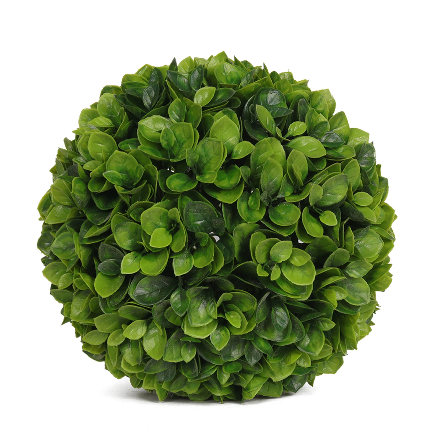 Wholesale Plastic Hanging Green Grass Ball Boxwood Topiary Artificial Plant Grass Ball For Outdoor Decor