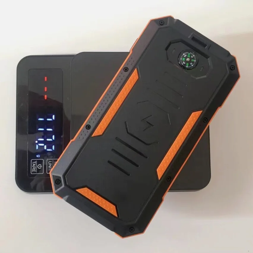 PD22.5W Wireless 15W 4 USB Portable Fast Charger Wireless Solar Power Bank 30000mAh for Cell Phone