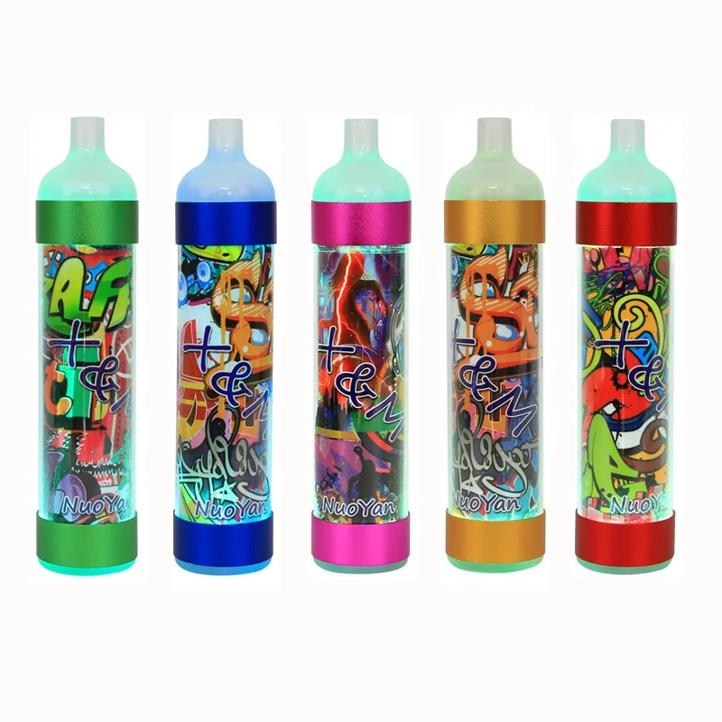 
best selling vapes e cigarette electronic products dispoable Double taste shine led Fruity vape pen kits 