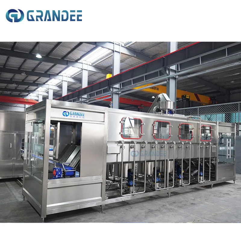 Good quality 18.9L 20L 3 in 1 monoblock 5 gallon liquid water filling line factory